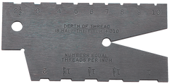 #284 - 1 to 10 Pitch - 29° Acme Screw Thread Gage - Benchmark Tooling