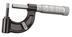 #569AXP - 0 - 1'' Measuring Range - .001" Graduation - Friction Thimble - Carbide Face - Tubing Micrometer - Benchmark Tooling