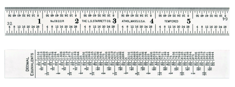 C622R-6 SCALE RULE - Benchmark Tooling