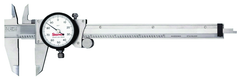 #120A-6 - 0 - 6'' Measuring Range (.001 Grad.) - Dial Caliper with Letter of Certification - Benchmark Tooling