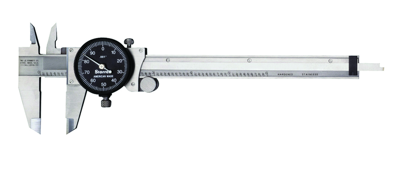 #B120A-6 - 0 - 6'' Measuring Range (.001 Grad.) - Dial Caliper - Benchmark Tooling