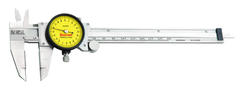 #120MX-150 - 0 - 150mm Measuring Range (0.02mm Grad.) - Dial Caliper with Certification - Benchmark Tooling