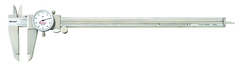 #120MZ-300 - 0 - 300mm Measuring Range (0.02mm Grad.) - Dial Caliper with Certification - Benchmark Tooling