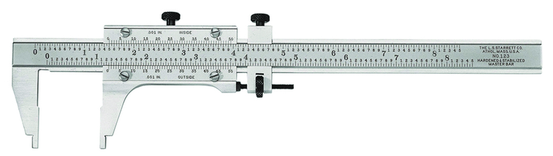 123-6 VERNIER CALIPER W/CERT - Benchmark Tooling