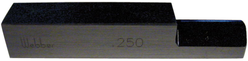 #RA1 - Half Round Jaw .250 Radius - Gage Block Accessory - Benchmark Tooling