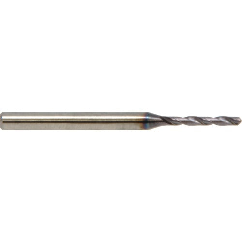 2.30 mm Dia. × 3.0 mm Shank × 17 mm Flute Length × 60 mm OAL, 5XD, 138°, ALtimaÂ, 2 Flute, Coolant Thru, Solid Carbide Drill - Exact Industrial Supply