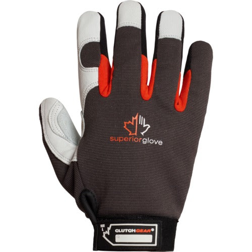 Here's how you handle the cold stuff - our Winter-lined Goatskin Mechanics Glove