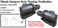 Mazak Integrex Style Turning Toolholder (Inverted Ð Form MC4 Left Hand) - Part #: CNC86 M34.6032L (Bottom) - Benchmark Tooling