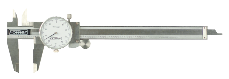 0 - 12'' Measuring Range (.001" Grad.) - Dial Caliper - #52-008-012 - Benchmark Tooling