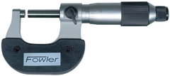 0 - 1'' Measuring Range - .0001" Graduation - Ratchet Thimble - Carbide Face - Economy Outside Micrometer - Benchmark Tooling