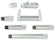 2 - 12'' Measuring Range - .001" Graduation - Hardened & Ground Face - Tubular Inside Micrometer Set - Benchmark Tooling