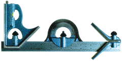 #52-370-012 - 12''-- 4R Graduation - Regular Blade - 4 Piece Combination Square Set - Benchmark Tooling