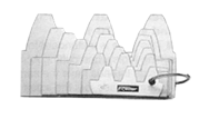 #52-470-141 - 7 Leaves - 2 to 5 Pitch - Involute Gear Tooth Gage - Benchmark Tooling