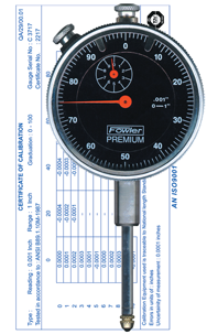 1 Total Range - 0-100 Dial Reading - AGD 2 Dial Indicator - Benchmark Tooling