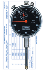 1 Total Range - 0-100 Dial Reading - AGD 2 Dial Indicator - Benchmark Tooling