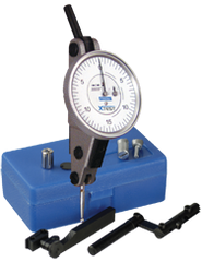 .060 Range - .0005 Graduation - Horizontal Dial Test Indicator w/ Accessories - Benchmark Tooling