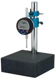 Kit Contains: Granite Base with .0005/.01mm Electronic Indicator - Granite Stand with Indi-X Blue Electronic Indicator - Benchmark Tooling