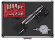 Kit Contains: Noga Mini Mag Base; AGD Group 1 Indicator; 22-Piece Contact Point Set In Aluminum Case - Mini Mag Set - Benchmark Tooling