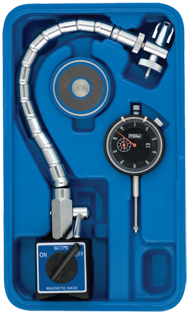 Kit Contains: AGD Indicator; Flex Arm Mag Base; Magnetic Indicator Back In Case - Chrome Flex Mag Set - Benchmark Tooling