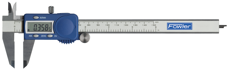 0 - 6" / 0 - 150mm Measuring Range (.0005" / .01mm Res.) - Xtra-Value Electronic Caliper - Benchmark Tooling