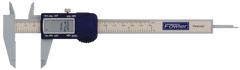 0 - 6" / 0 - 150mm Measuring Range (.0005" / .01mm; fractions in 1/64 increments Res.) - Poly-Cal Electronic Caliper - Benchmark Tooling