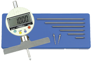 0 - 22" Measuring Range (.0005" / .01mm Res.) - Electronic Depth Gage - Benchmark Tooling