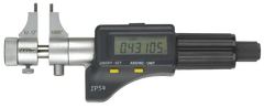 .2 - 1.2'' Measuring Range - .00005/.001mm Resolution - Friction Thimble - Hardened & Ground Face -  Electronic Inside Micrometer - Benchmark Tooling