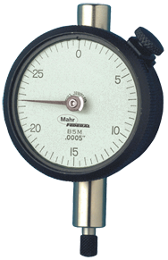 .025 Total Range - 0-5-0 Dial Reading - AGD 1 Dial Indicator - Benchmark Tooling