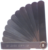 #5015 - 15 Leaf - .0015 to .200" Range - Thickness Gage - Benchmark Tooling