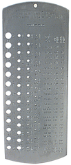 #5076 - 1.5 to 12.5mm - Drill Gage - Benchmark Tooling