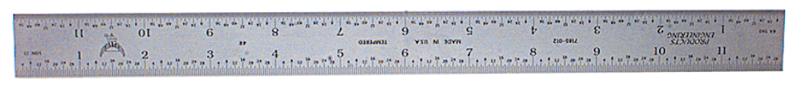 #7188-300 - 300mm - Metric Graduation - Regular - Combination Square Blade - Benchmark Tooling