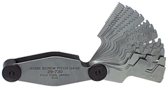 #615-6326 - 16 Leaves - Inch Pitch - Acme Screw Thread Gage - Benchmark Tooling