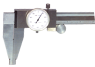 0 - 18'' Measuring Range (.001 Grad.) - Dial Caliper - Benchmark Tooling