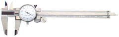 0 - 4'' Measuring Range (.001 Grad.) - Stainless Steel Dial Caliper - Benchmark Tooling
