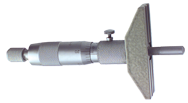 0 - 4'' Measuring Range - Ratchet Thimble - Depth Micrometer - Benchmark Tooling