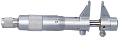 1 - 2'' Measuring Range - .001 Graduation - Ratchet Thimble - Hardened & Ground Face - Inside Micrometer - Benchmark Tooling