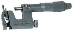 1 - 2'' Measuring Range - .0001 Graduation - Friction Thimble - Carbide Face - Mutli-Anvil Micrometer - Benchmark Tooling