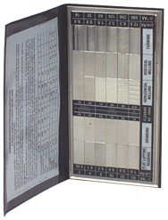 #16008 - 30 Specimans for Checking Varied Roughness Results - Microfinish Surface Comparator - Benchmark Tooling