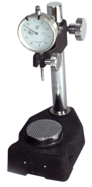 Kit Contains:  Steel Check Stand Indicator Holder with Serrated Anvil & 1" Travel Indicator; .001" Graduation; 0-100 Reading - Steel Check Stand Indicator Holder with Indicator - Benchmark Tooling