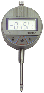 0 - 1 / 0 - 25mm Range - .0005/.01mm Resolution - Electronic Indicator - Benchmark Tooling