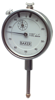 1" Travel .001 (0-100) Dial Indicator 2-1/4" Dial - Benchmark Tooling