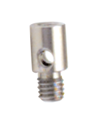 M2 x .4 Male Thread - 10mm Length - Stainless Steel Adaptor Tip - Benchmark Tooling
