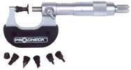 Anvil - 7-Pc Anvil Attachment Kit - .235; .250; & .270 Anvil Dia. - Individual Micrometer Anvil Attachment - Benchmark Tooling