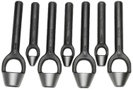 #1271ST - 1/4 to 1'' Diameter - 7 Piece Arch Punch Set - Benchmark Tooling