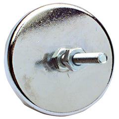 Low Profile Cup Magnet w/Bolts - 2 1/32″ Diameter Round; 19 lbs Holding Capacity - Benchmark Tooling