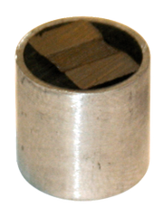 Rare Earth Two-Pole Magnet - 1'' Diameter Round; 85 lbs Holding Capacity - Benchmark Tooling