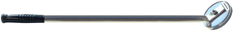 Long Reach Magnetic Retriever - Round - 38'' Length; 3-1/4" Magnet Size; 47.5 lbs Holding Capacity - Benchmark Tooling