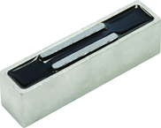 Multi-Purpose Two-Pole Ceramic Magnet - 1-1/4 x 4-1/2'' Bar; 75 lbs Holding Capacity - Benchmark Tooling