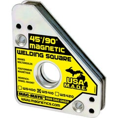 Magnetic Welding Square - Adjustable - 6 1/8″ × 5/8″ × 3 3/8″-110 lbs Holding Capacity - Benchmark Tooling