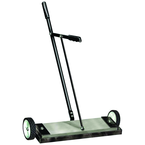 Mag-Mate - Permanent Ceramic Self Cleaning Magnetic floor and Shop sweeper. 24" wide - Benchmark Tooling